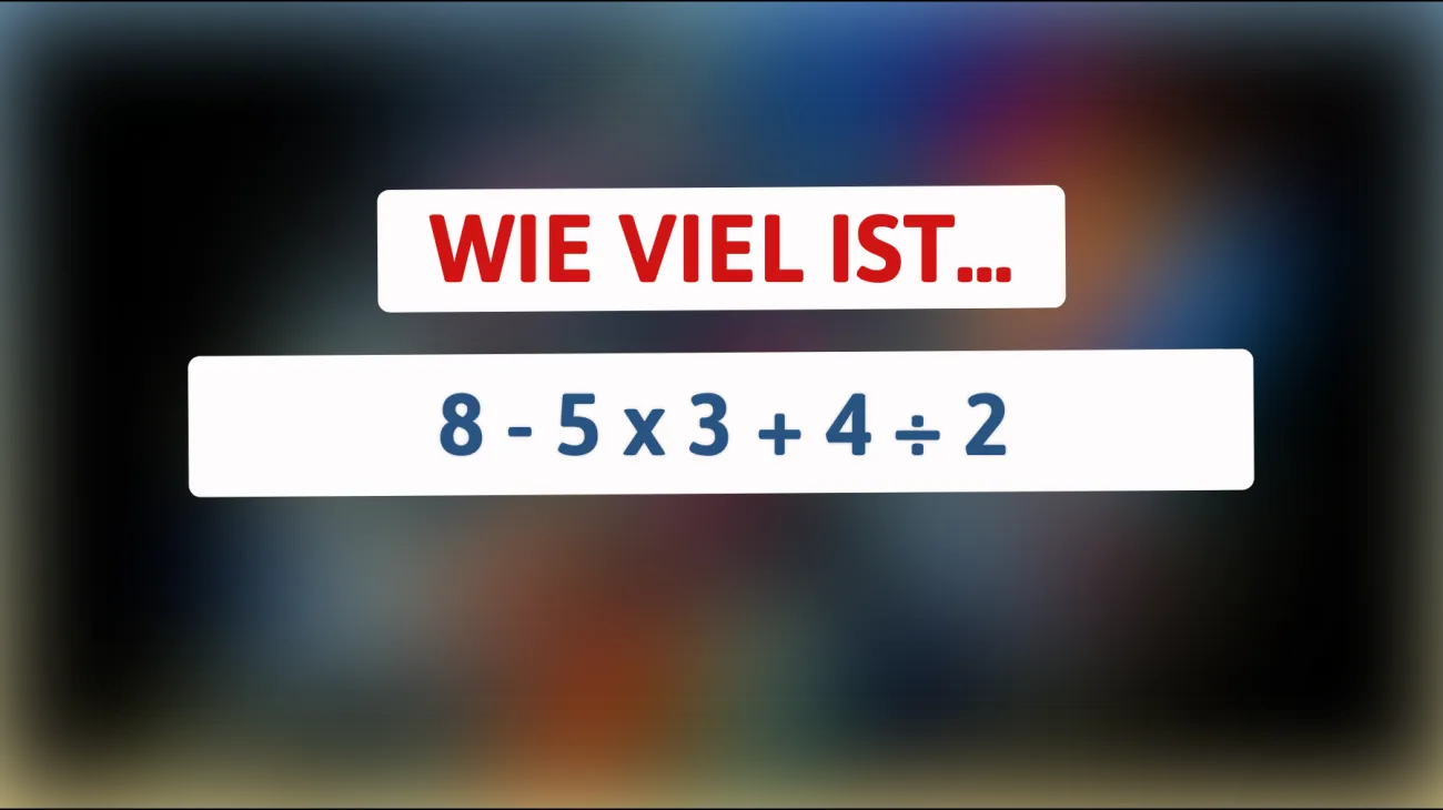 Nur 1% können dieses mathematische Rätsel auf Anhieb lösen – Bist du schlau genug?"